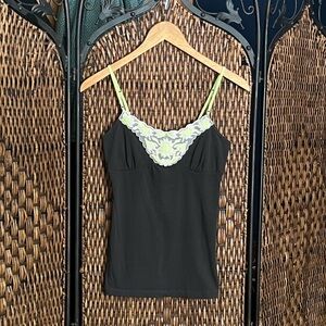 American Eagle Neon and Gray Cotton Cami Women’s Small 2012